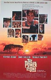 POWER OF ONE,THE 1992 original issue rolled double sided 1-sheet movie poster