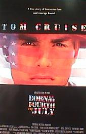 BORN ON THE FOURTH OF JULY original issue rolled double sided 1-sheet movie poster