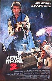 LETHAL WEAPON II original issue rolled International 1-sheet movie poster