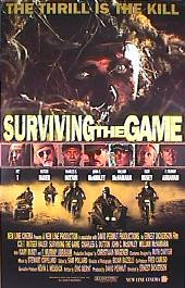 SURVIVING THE GAME original issue rolled 1-sheet movie poster