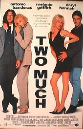 TWO MUCH original issue rolled double sided 1-sheet movie poster