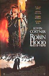 ROBIN HOOD:PRINCE OF THIEVES original issue rolled Regular 1-sheet movie poster