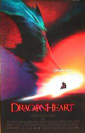DRAGONHEART original issue rolled double sided 1-sheet movie poster