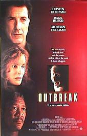 OUTBREAK original issue rolled double sided 1-sheet movie poster