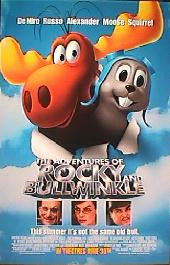 ADVENTURES OF ROCKY AND BULLWINKLE original issue rolled double sided 1-sheet movie poster