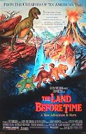LAND BEFORE TIME,THE original issue rolled double sided 1-sheet movie poster