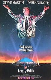LEAP OF FAITH original issue rolled double sided Advance 1-sheet movie poster