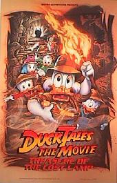 DUCK TALES THE MOVIE original issue rolled double sided 1-sheet movie poster