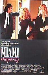 MIAMI RHAPSODY original issue rolled double sided 1-shee movie poster