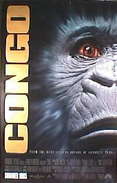 CONGO original issue rolled double sided Advance 1-sheet movie poster