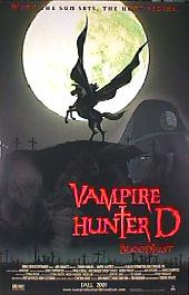 VAMPIRE HUNTER D original issue rolled 1-sheet movie poster