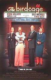 BIRDCAGE,THE original issue rolled double sided 1-sheet movie poster