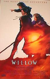 WILLOW original issue rolled Advance B 1-sheet movie poster