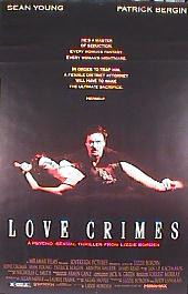 LOVE CRIMES original issue rolled 1-sheet movie poster