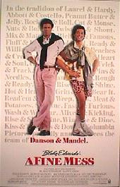 A FINE MESS original issue rolled 1-sheet movie poster