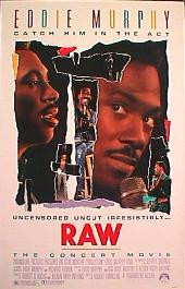 EDDIE MURPHY RAW original issue rolled Concert 1-sheet movie poster