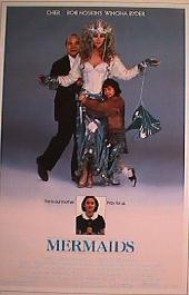 MERMAIDS  original issue rolled double sided 1-sheet movie poster
