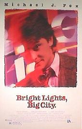 BRIGHT LIGHTS, BIG CITY original issue rolled 1-sheet movie poster