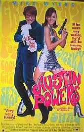 AUSTIN POWERS I original issue rolled Video 1-sheet movie poster