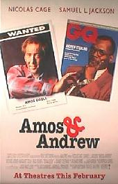 AMOS & ANDREW original issue rolled double sided 1-sheet movie poster