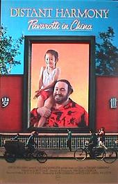 DISTANT HARMONY PAVAROTTI IN CHINA original issue rolled 1-sheet movie poster