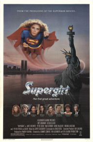 SUPERGIRL original issue rolled 1-sheet movie poster