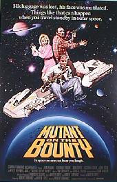 MUTANT ON THE BOUNTY original issue rolled 1-sheet movie poster