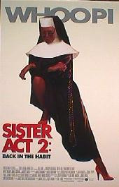 SISTER ACT 2 original issue rolled double sided 1-sheet movie poster