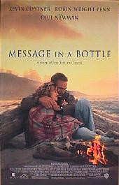 MESSAGE IN A BOTTLE original issue rolled double sided 1-sheet movie poster