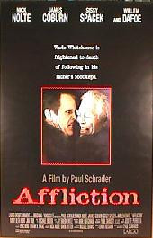 AFFLICTION original issue rolled Style A 1-sheet movie poster