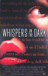WHISPERS IN THE DARK original issue rolled double sided 1-sheet movie poster