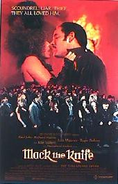 MACK THE KNIFE original issue rolled 1-sheet movie poster