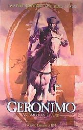 GERONIMO original issue rolled Advance B 1-sheet movie poster