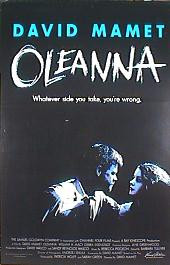 OLEANNA original issue rolled 1-sheet movie poster