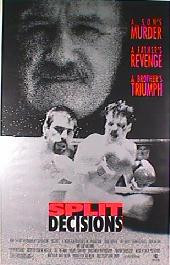 SPLIT DECISIONS original issue rolled 1-sheet movie poster