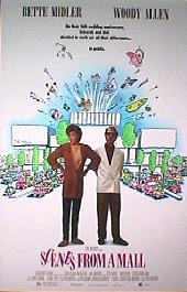 SCENES FROM A MALL original issue rolled double sided 1-sheet movie poster