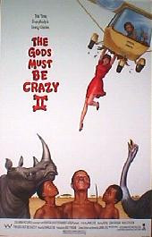 GODS MUST BE CRAZY II,THE original issue rolled 1-sheet movie poster