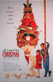 ALL I WANT FOR CHRISTMAS original issue rolled double sided 1-sheet movie poster