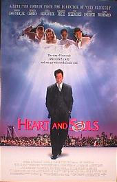 HEART AND SOULS original issue rolled double sided 1-sheet movie poster