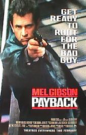 PAYBACK original issue rolled double sided 1-sheet movie poster