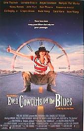 EVEN COWGIRLS GET THE BLUES original issue rolled double sided Regular 1-sheet movie poster