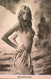 ELLE McPHERSON original issue Promo poster