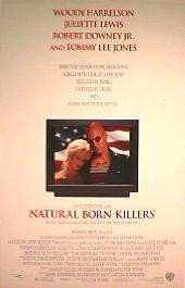 NATURAL BORN KILLERS original issue rolled double sided Advance 1-sheet movie poster