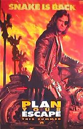 ESCAPE FROM L.A.. original issue rolled Advance 1-sheet movie poster