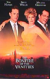 BONFIRE OF THE VANITIES original issue rolled 1-sheet movie poster