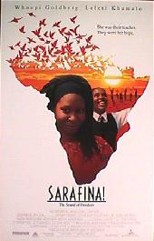 SARAFINA original issue rolled double sided 1-sheet movie poster