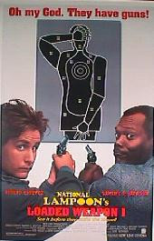 NATIONAL LAMPOON'S LOADED WEAPON original issue rolled 1-sheet movie poster