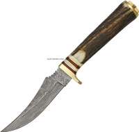 9" SLIM BLADE DAMASCUS SKINNER KNIFE DM-1048