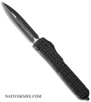 Microtech Ultratech D/E OTF Automatic Knife Tri-Grip Blk Tactical MT122-1T