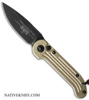 Microtech LUDT Automatic Knife Brass Chasis